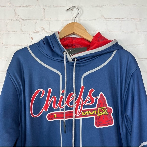 New Kansas City Chiefs Harrison Butker Thick Fleece Sweatshirt Mens XL Rare - Picture 4 of 12